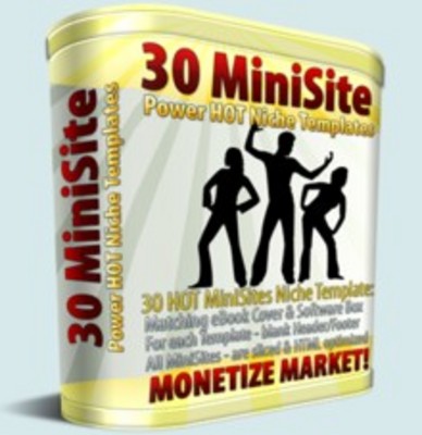 Product picture 30 Hot New Minisite Templates with MRR