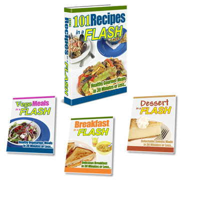 Product picture 101 Recipes In A Flash with MRR