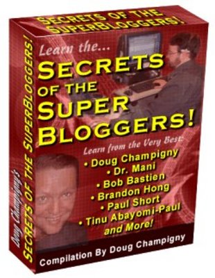 Product picture Secrets Of The Super Bloggers with MRR