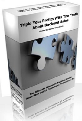 Product picture Triple Your Profits With The Truth About Backend Sales MRR