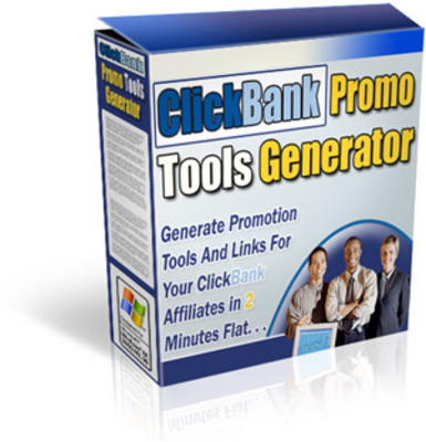 Product picture Clickbank Promo Tools Generator MRR