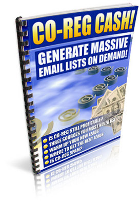 Product picture Co-Reg Cash Email Marketing with Master Resale Rights