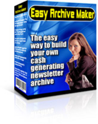 Product picture Easy Archive Maker includes Master Resale Rights